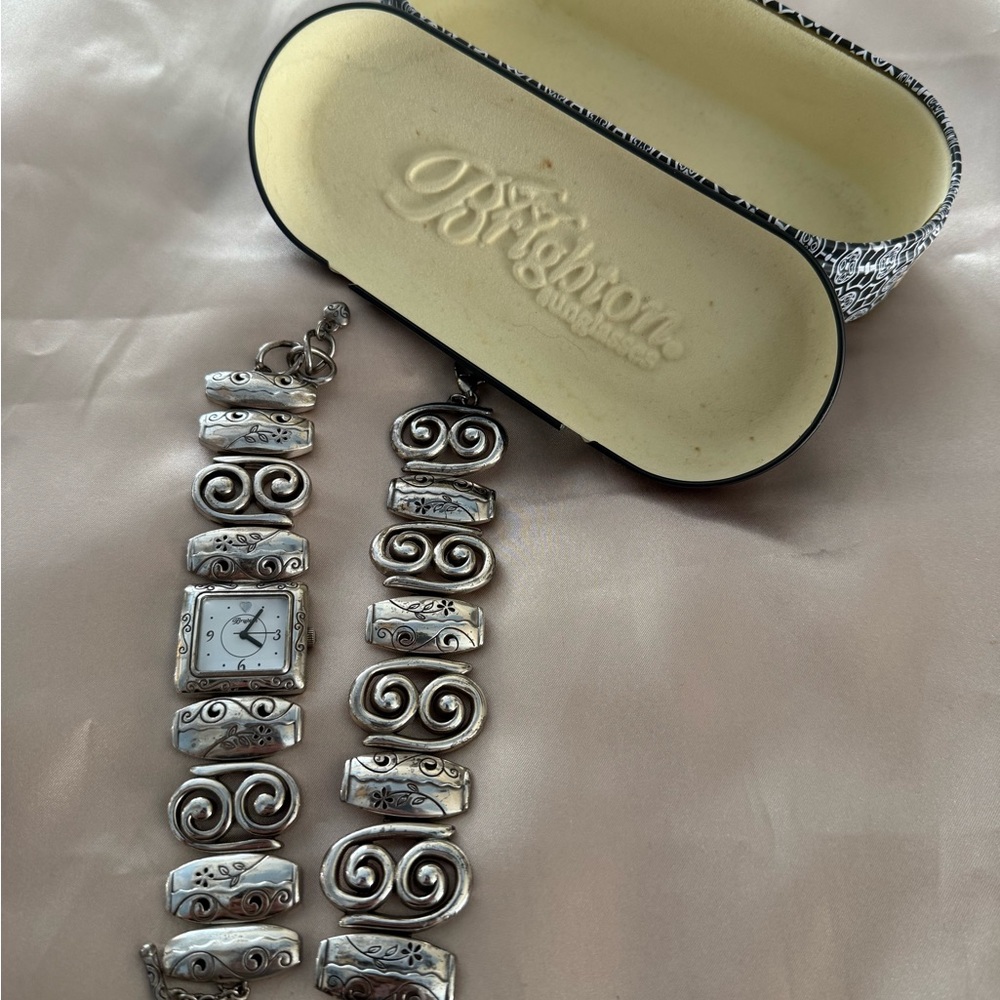 Brighton Silver Scrollwork Bracelet/ Watch - Picture 8 of 8